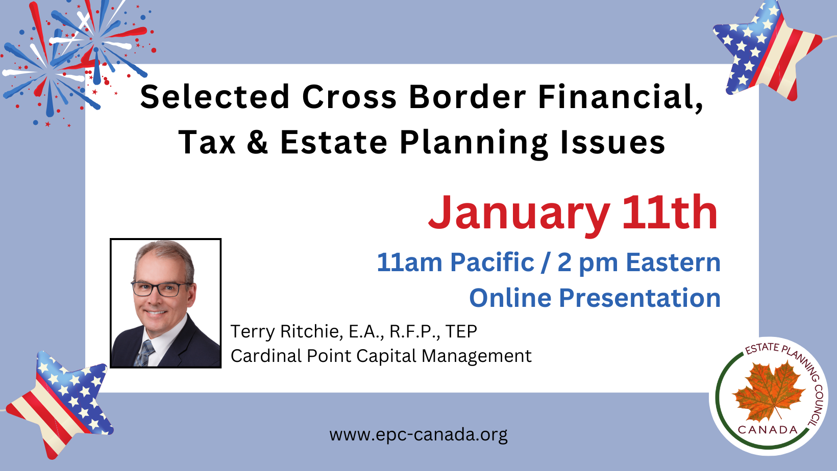 Selected Cross Border Financial , Tax & Estate Planning Issues